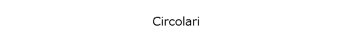 Circolari